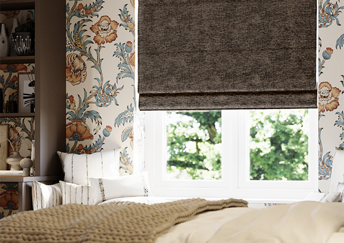 Maurice, Chocolate - Roman Blind - Image 5